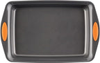 Rachael Ray Bakeware Nonstick Cake Pan With Lid and Cookie Sheet