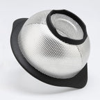 Stainless Steel Colander for Kitchen Metal Colanders & Food Strainers, Small and Large Sink Colander Set, Black Non-Slip Grip, (3 QT and 5 QT)