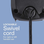 Hamilton Beach Professional 5-Speed Electric Hand Mixer with High-Performance DC Motor, Slow Start, Snap-On Storage Case, Stainless Steel Beaters & Whisk, Black (62651)