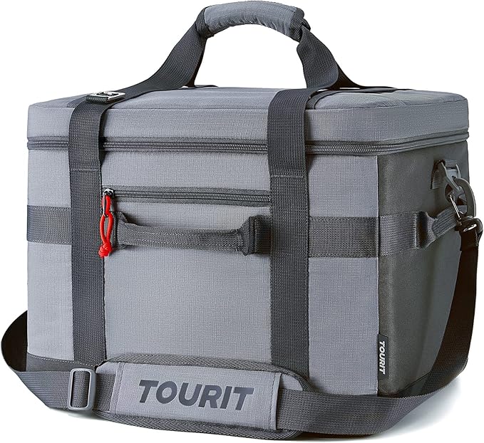TOURIT Cooler Bag 48/60 Cans Insulated Soft Cooler Large Collapsible Cooler Bag 32/40L Lunch Coolers for Picnic, Beach, Work, Trip