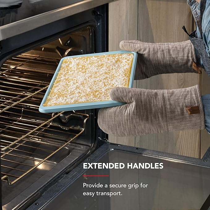 KitchenAid 10x15in Nonstick Aluminized Steel Baking Sheet, Mineral Water