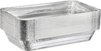 (25 Count) Full Size Deep Steam Table Pans With Lids | Foil Pans with Lids | Disposable Food Containers for Baking, Freezing, and Storage (21” x 13” x 3”)