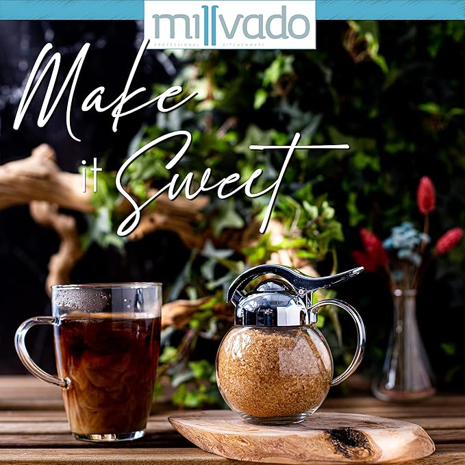 Syrup Dispenser, Restaurant Style Glass Honey or Maple Syrup Dispenser,10 Ounces, Dishwasher Safe