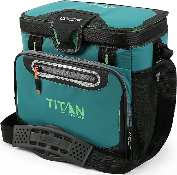 Titan by Arctic Zone 30 Can Zipperless Soft Cooler with HardBody Liner