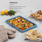 KitchenAid 10x15in Nonstick Aluminized Steel Baking Sheet, Blue Velvet