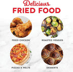 DASH Tasti-Crisp™ Electric Air Fryer Oven, 2.6 Qt., Grey – Compact Air Fryer for Healthier Food in Minutes, Ideal for Small Spaces - Auto Shut Off, Digital, 1000-Watt