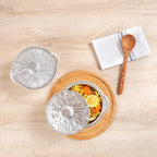 Foil Lux 34 Ounce Pans And Lids, 100 Disposable Pots With Lids - Oven-Ready, Stove Compatible, Aluminum Foil Baking Pans, Freezable, For Outdoor Camping, Vacation, Picnic, And More - Restaurantware