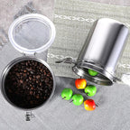 3 Pack Stainless Steel Canister Set Kitchen Airtight 62 oz Container Sets with Lids and Clamp Metal Containers for Coffee Sugar Flour Tea Spice