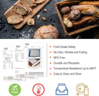 Silicone Pastry Baking Mat with Measurements Extra a Brush and a Dough Scraper - 31.5” x 23.6” Heat Resistant, BPA Free, Non-Stick Non-Slip Pastry Mat for Rolling Dough - Easy to Clean, Red