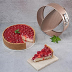 Non-Toxic Nonstick 10-Inch Round Springform Cake Pan 3-inches deep | Cheesecake Leak Proof Baking Pan