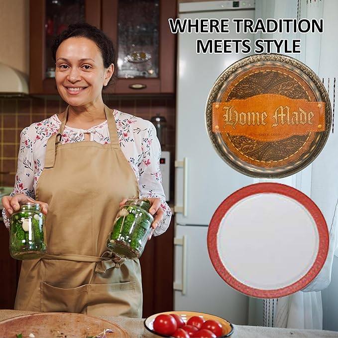 Supa Ant Thickest Canning Lids Wide Mouth (50 Pcs.) Food Grade Tin - Can Lids for Canned Food - Buckle Proof & Rust Proof Lid for Canning Kit for Wide Mouth Mason Jars (Leatherback) Canning Supplies