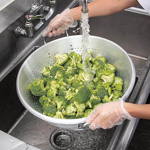 Carlisle FoodService Products 60277 Dura-Ware Heavy Weight Commercial Colander, 16 Quart (Pack of 6)