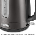 Sencor SWK1778BK 1.7L Stainless Steel Electric Kettle with Lid Safety Lock, Black