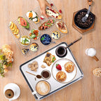 Baking Sheet with Wire Rack, Homikit 16" x 12" Stainless Steel Cookie Sheet Bacon Pan for Oven, Nonstick Jelly Roll Pan Baking Tray with Grid Cooling Rack Set for Cooking Roasting, Dishwasher Safe