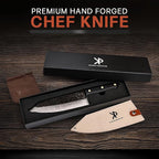 Kitchen perfection Handmade Chefs Carving Knife For Meat Cutting- Extremely Sharp Cooking Knife 8 Inch -Hand Sharpen Best Gift For Men - High Carbon Steel w/Canvas Sheath