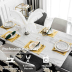 Home Brilliant Cloth Placemats Set of 8 Linen Placemat Washable Heat Resistant Dining Table Place Mats for Kitchen Table Holiday Dinner Summer Fall Decoration, Yellow