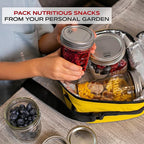 FORJARS - Canning Lids Regular Mouth, 50-Pack – Create Airtight Seals on Mason Jars to Preserve Food for Meal Prep & Food Storage – 2.7 In. Steel Lids with Silicone Seals – Canning Supplies