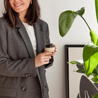 Ceramic Espresso Cups Set of 4, 4.5oz capacity - Cortado Macchiato Coffee Mugs for Nespresso Machine - Espresso Glasses - Demitasse Cups - Tazas de Cafe - Espresso Accessories - Expresso Coffee Cup