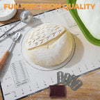 Sourdough Bread Baking Supplies 34 oz Sourdough Starter kit with Pot, 2 Silicone Bread Proofing Baskets, and Bread Making Tools Kit - Green