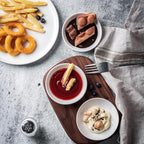 UIBFCWN 3 Oz Ceramic Dipping Bowls, Soy Sauce Dishes Set of 20, Dipping Sauce Cups/Bowls/Dishes for Kitchen, Mini Appetizer Plates for Condiment Sushi Ketchup BBQ Party, 4 Inch