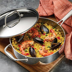 Tramontina Signature Tri-Ply Clad Stainless Steel 13-Piece Cookware Set with Lids, Pots and Pans Kitchen Set, Induction-Ready, Dishwasher-Safe, NSF-Certified