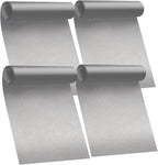 Oven Liners for Bottom of Oven - 4 Pack Large Heavy Duty Oven Mats, 17"x 25" Reusable Matt Liner for Electric, Gas, Toaster Ovens & Grills, BPA & PFOA Free, Kitchen Essentials, Silver