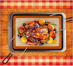 Good Grip Turkey Lifters and Baster Set, 3-Piece Thanksgiving Turkey Serving Set, 2-Prong Poultry Forks, Easily Lift Large Meats