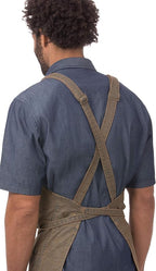 Chef Works Unisex Uptown Cross-Back Bib Apron