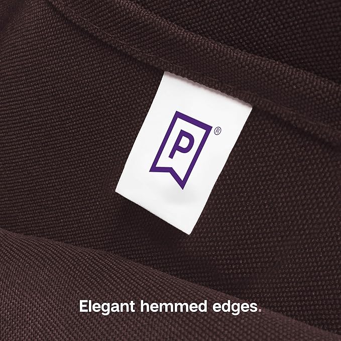 Gee Di Moda Rectangle Tablecloth - 60 x 126 Inch Chocolate Table Cloth for 8 Foot Rectangle Table - Heavy Duty Washable Fabric - for 8 Ft Buffet Table, Holiday Party, Dinner, Wedding & Baby Shower