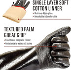 RAPICCA 932°F Heat Resistant BBQ Grill Gloves: Oil Resistant Waterproof for Smoking Grilling Cooking Barbecue Deep Frying Turkey Rotisserie Handling Hot Greacy Meat Stocking Stuffers - Long Sleeve