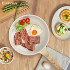 Pots and Pans Set Non Stick, 13Pcs Kitchen Cookware Sets, Granite Stone Induction Cookware Non Stick Cooking Set w/Frying Pans, Saucepans, Sauté Pan (PFOA Free), Cream White