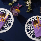 Gee Di Moda Rectangle Tablecloth - 60 x 102 Inch Navy Blue Table Cloth for 6 Foot Rectangle Table - Heavy Duty Washable Fabric - for 6 Ft Buffet Table, Holiday Party, Dinner, Wedding & Baby Shower