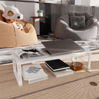 Adjustable Expanable Stackable Spice Rack Shelf Pantry Storage Organizer for Kitchen Cabinet,Countertop,Bathroom and More.Space is no Longer Limited(2Packs/White/Large)