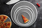 New Star Foodservice 50943 Restaurant-Grade Aluminum Pizza Baking Screen, Seamless, 10-Inch, Pack of 6