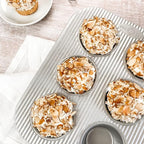 USA Pan Jumbo Texas Muffin Pan, 6 Well, Nonstick & Quick Release Coating, Aluminized Steel