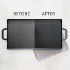 CARON & DOUCET - Cast Iron Cleaning & Conditioning Set: Seasoning Oil & Cleaning Soap | 100% Plant-Based | Best for Washing, Restoring & Seasoning Cast Iron Skillets, Pans & Grills! 8oz Each