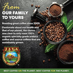 Low Acid Organic Coffee – Whole Bean, Mold-Free & Stomach Friendly by Java Planet, Sumatran Single Origin Decaf Coffee, Dark Roast, Smooth Full Flavored, 1LB Bag