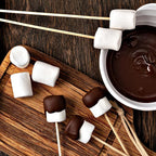 HANSGO 8Inch Natural Bamboo Skewers, with 5PCS Food Prep Gloves, 100PCS Wooden Skewers for Appetizers, Fruit, Kabobs, Grilling Kebabs, Corns, Cocktail Picks for Drinks, Sturdy & Durable