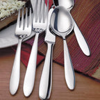Oneida Mooncrest 65-Piece Flatware Set, Service for 12 Silver