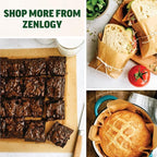 Zenlogy 4 Inch Small Parchment Paper Rounds (200 Sheets) - Unbleached, Pre-cut, High Heat, Round Liners - Fits 4 inch Small Round Pans or Great for Lining, Freezing and Storing, and Separating
