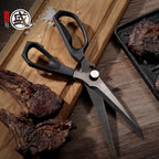 MITSUMOTO SAKARI Japanese Kitchen Shears, Cooking Scissors Titanium Plated for Meat Vegetable Herb