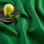 Solino Home Garden Green Linen Tablecloth 60 x 132 Inch - 100% Pure Linen Hemstitch Table Cloth for Rectangle Tables - Classic Hemstitch, Machine Washable Tablecloth