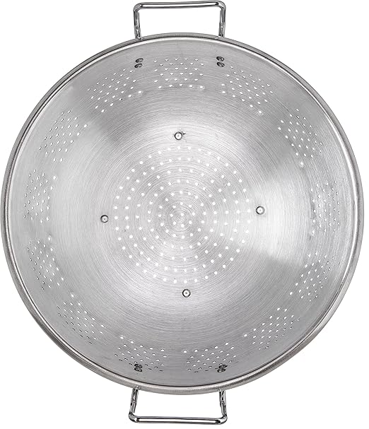 Carlisle FoodService Products 60280 Dura-Ware Standard Weight Commercial Colander, 16 Quart, Silver