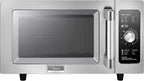 Midea Equipment 1025F0A Countertop Commercial Microwave Oven with Dial, 1000W, Stainless Steel.9 CuFt