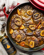 Mina Tagine Moroccan Simmer Sauce, 12 oz - Royal Ras El Hanout Spice Blend for Beef & Lamb, Tagine Sauce Made with Ginger, Cinnamon, Saffron, Olive Oil, Non-GMO, Gluten Free