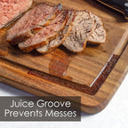 2-Piece Acacia Wood Cutting Board Set, Set of 2 Wooden Cutting Boards