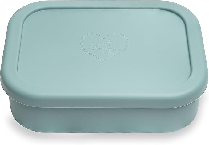 Leak Proof Bento Box Food-Grade Silicone Bento, BPA, Phthalate, Lead, & PVC Free - Bento Lunch Box for Daycare, Kids, & Adults - Leak Resistant Sets With Lids Snack Box Container (Blue)