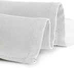 Gee Di Moda Rectangle Tablecloth - 60 x 102 Inch White Table Cloth for 6 Foot Rectangle Table - Heavy Duty Washable Fabric - for 6 Ft Buffet Table, Holiday Party, Dinner, Wedding & Baby Shower