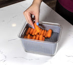 Kitchen Spaces - 1465A6-AMZ Kitchen Spaces Colander Bin, Medium, Gray