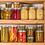 86PCS Canning Lids For Mason Regular Mouth, Jars Lids Mason Jars For Canning Food Fruits DIY Jam (70mm, 86Lids for Wide Mouth Jar)